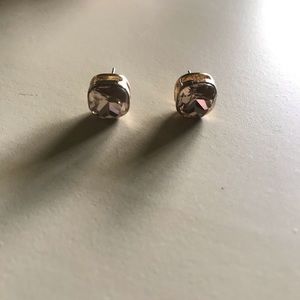 Light Pink & Gold Studs